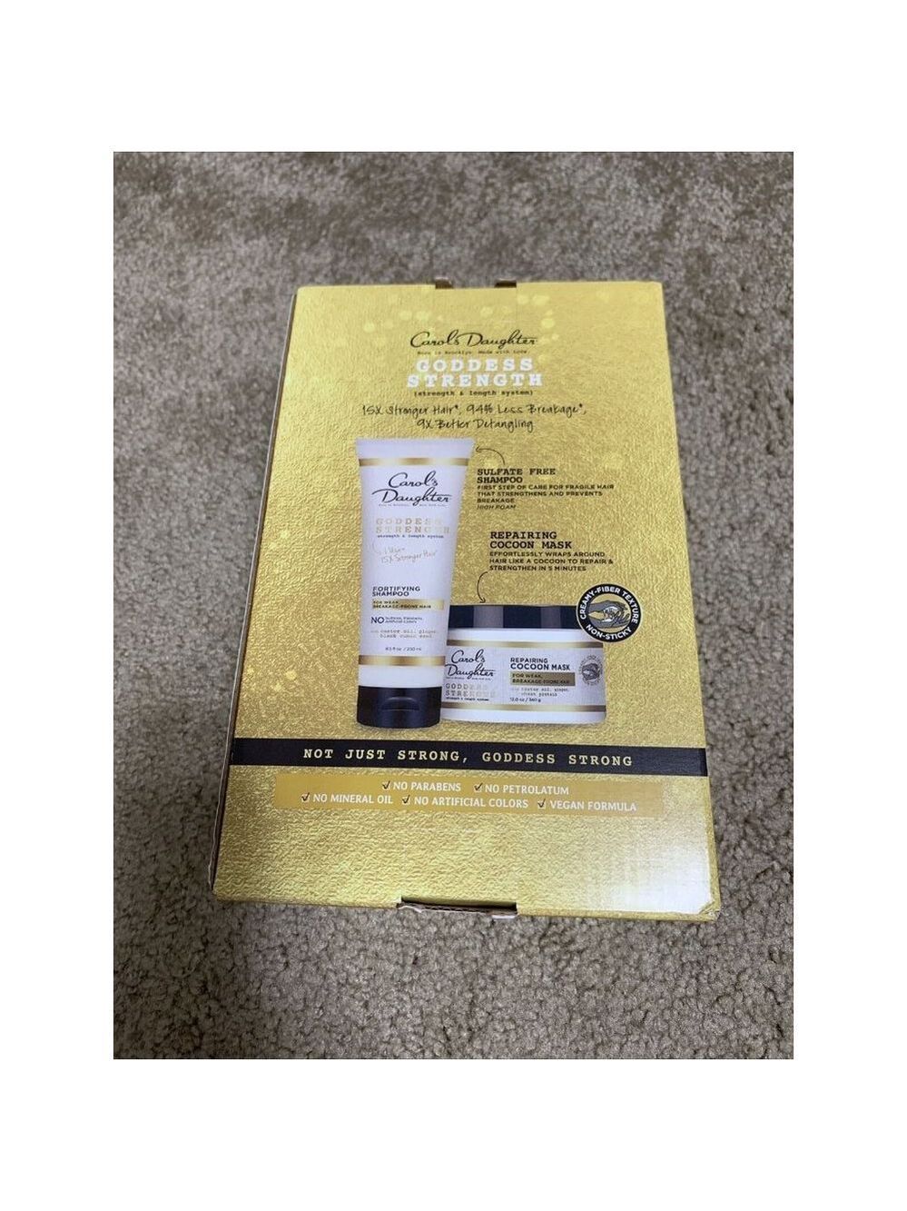 Carol's Daughter Fortifying Shampoo & Repairing Cocoon Mask Gift Set Curly Hair - Picture 5 of 6